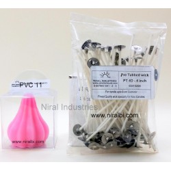 Modak Candle Silicone Rubber Candle Mould-Dia-4.7cm