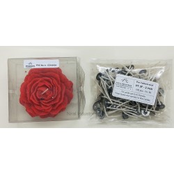 Designer Flower Candle Silicone Rubber Mould-Dia-8cm