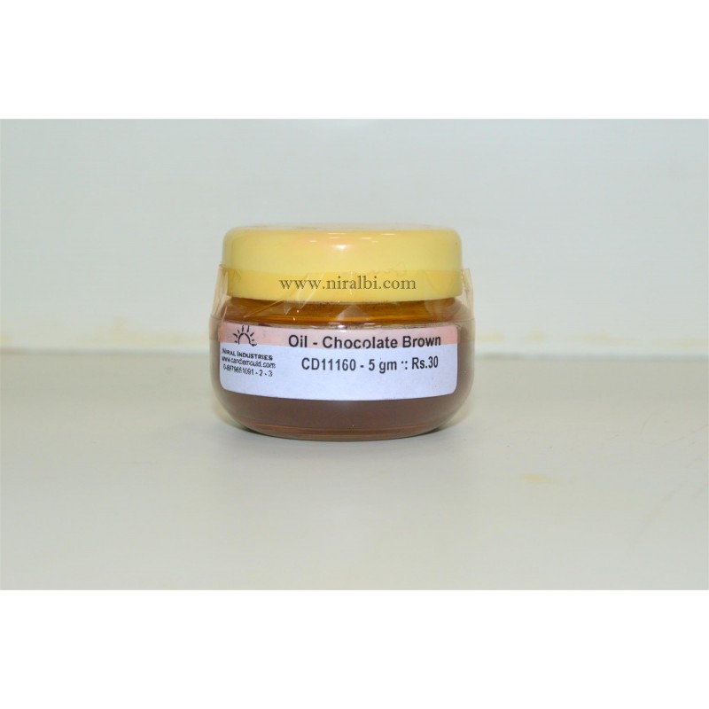 Chocolate Brown Oil Soluble Colour - gm Chocolate Brown Oil Soluble Colour - gm