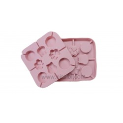 Round, Paws & Pig Shape Soap And Chocolate Making Mold, Niral Industries.