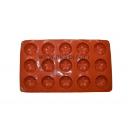 15 Cavity Mini Flower Mould, Niral Industries - Height - 2.5 cm