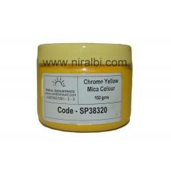 Chrome Yellow Mica Colour - 100 gm