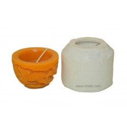 3 Wild Animal Small Design Hurricane Candle Mould