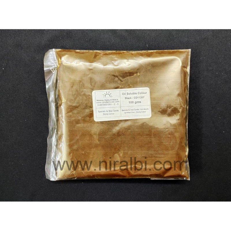 Black Oil Soluble Candle Colour - 100 gm