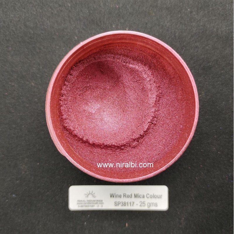 Wine Red Mica Colour, Niral industries. Wine Red Mica Colour, Niral industries.