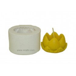 Small Lotus Hurricane Candle Mould