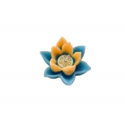 SL - 715 - Medium Lotus Silicone Candle Mould - 22 Gm, Niral Industries