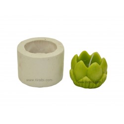 Medium Lotus Hurricane Flower Candle Mould