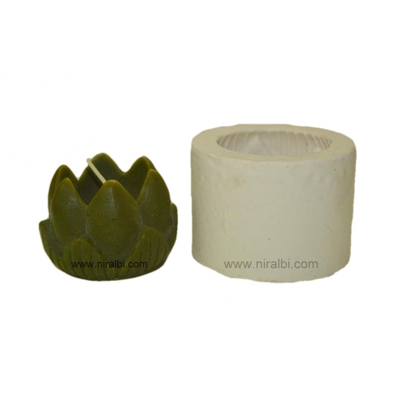 Designer Lotus Hurricane Candle Mould Designer Lotus Hurricane Candle Mould