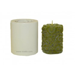 Cosmos Flower Design Pillar Candle Mould