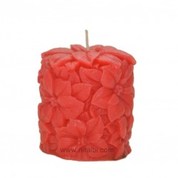 Daisy Small Flower Design Pillar Candle Mould