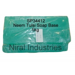 New Neem Tulsi Soap Base, Niral Industries - 5 kg