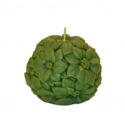 Daisy Flower Ball Pillar Candle Mould