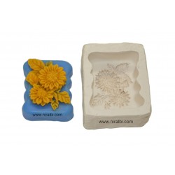 2D Sunflower Rubber Soap Mould