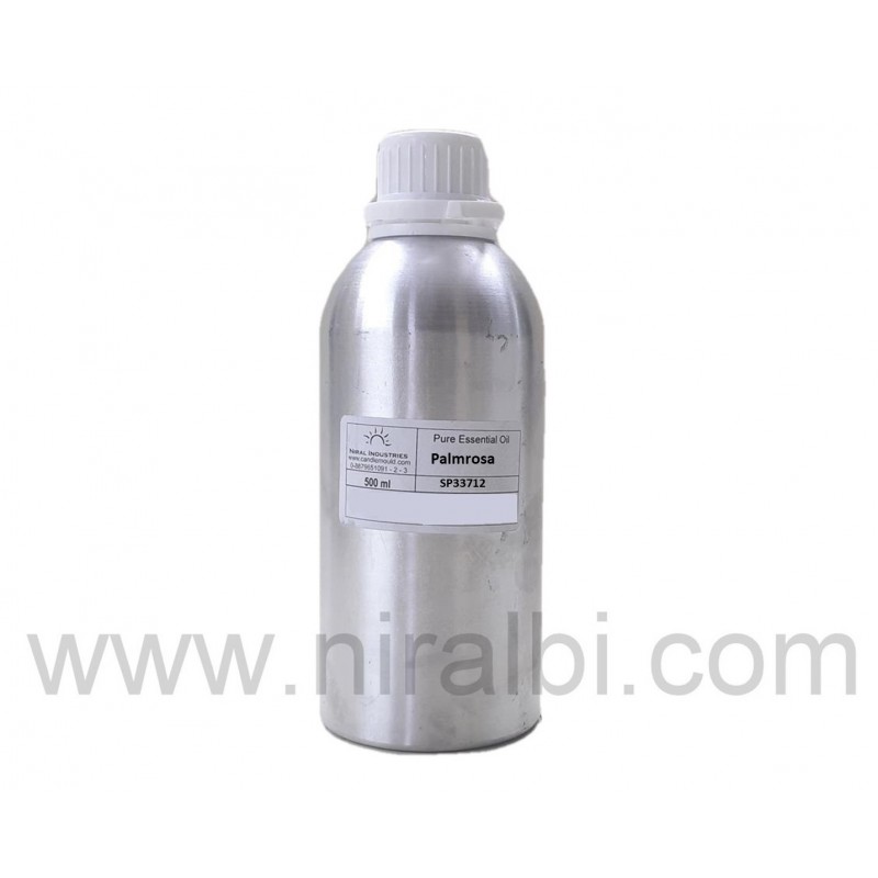 Palmrosa Fragrance Oil for Soap, Shampoo, Creams Daily use- Niral Industries - 500 ml Palmrosa Fragrance Oil for Soap, Shampoo, Creams Daily use- Niral Industries - 500 ml
