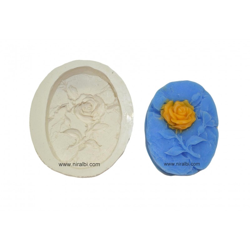 Rose Flower Rubber Soap Mould Rose Flower Rubber Soap Mould
