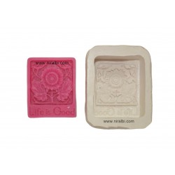 Life is Good Rubber Soap Mould