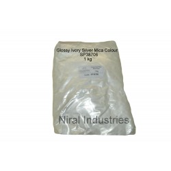 Glossy Ivory Silver Mica Colour - 1 kg