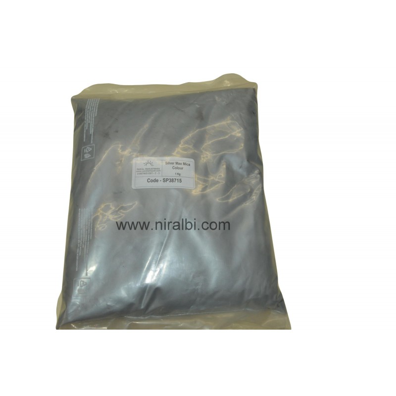 Silver Max Mica Colour Niral Industries -1 kg Silver Max Mica Colour Niral Industries -1 kg