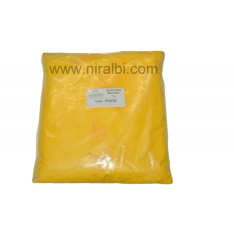 Chrome Yellow Mica Colour - 1 kg Chrome Yellow Mica Colour - 1 kg