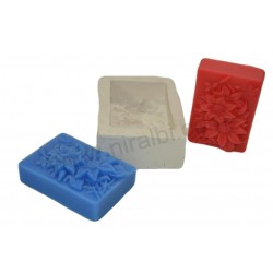 Flower Design Silicone Soap Mould