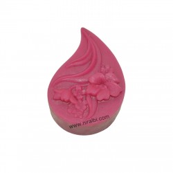 Flower Design Rubber Soap Mould