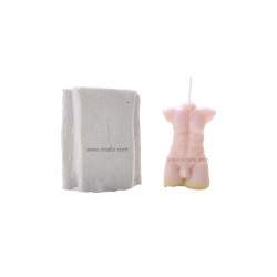 Male Torso Candle Mould