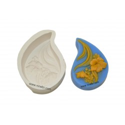 Flower Design Silicone Soap Mould