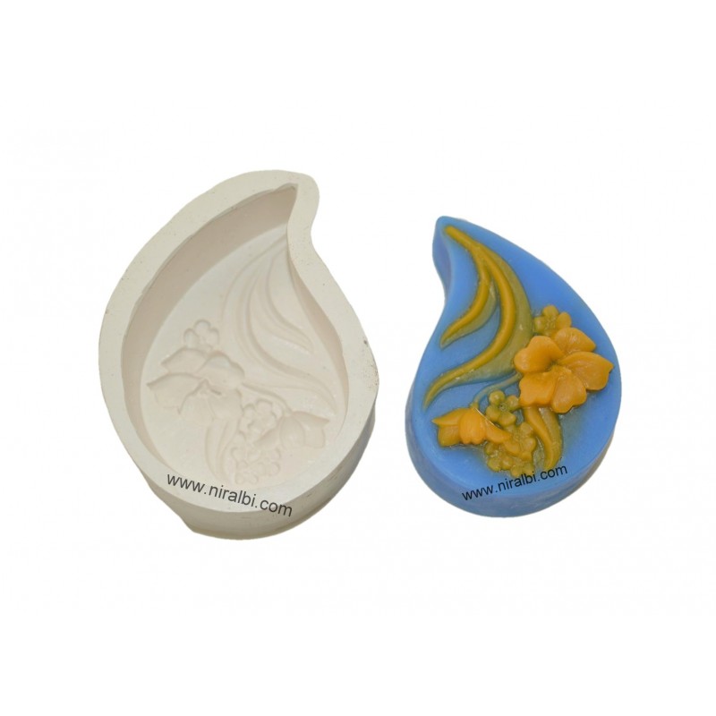 Flower Design Silicone Soap Mould Flower Design Silicone Soap Mould