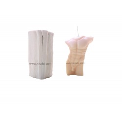 Male Torso Candle Mould