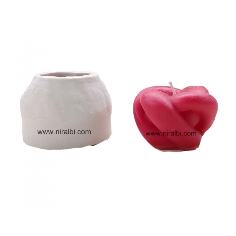 Knot Silicone Candle Mould, 3D Design Knot Silicone Candle Mould, 3D Design