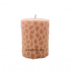 Cobblestone Silicone Texture Candle Mould, Candle weight 230 gm - Niral Industries