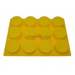 12 Cavity Small Round Soap Mould