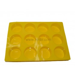 12 Cavity Small Round Soap Mould - 45 gm Soap