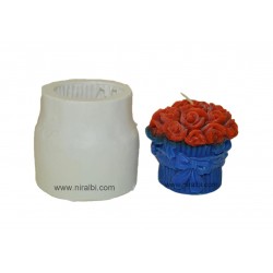 Rose Flower Silicone Candle Mould