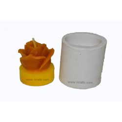 SL551 - Tlight Slicone Rose Candle Mould - Niral Industries