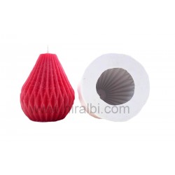 Geometric Rhombus Shape Silicone Candle Mould, CW - 121 Gm