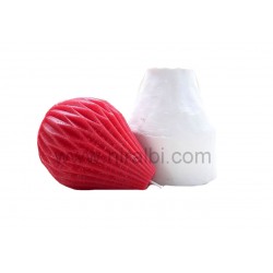 Geometric Rhombus Shape Silicone Candle Mould, H - 7.7 Cm