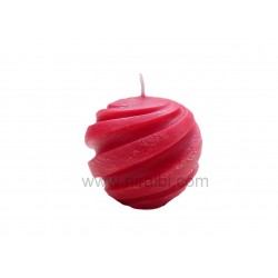 Spiral Ball Candle Mould, Niral Rubber Silicone Mold, Candle Wt - 81 gm