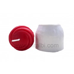 Spiral Ball Candle Mould, Niral Rubber Silicone Mold, Candle D - 5.6  Cm