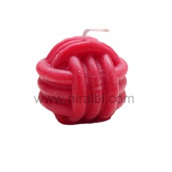 Wool Ball  Candle Mould, Niral Rubber Silicone Mold, Candle Wt - 80  gm,