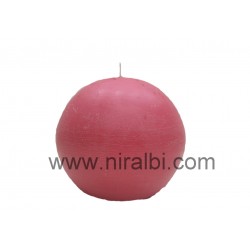 3.5  Inch Plain Ball Silicone  Candle mould- candle Wt-288 gm- candle dia-8.9 cm- height- 7.6 cm