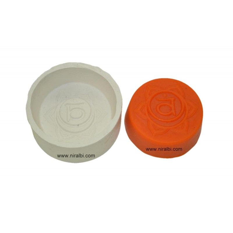 Svadhishthana, Sacral Chakaras Silicone Soap Mould