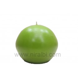 4 Inch Plain Ball Silicone Candle Mould -Candle Weight- 403 gm-candle dia- 9.5 cm- height- 8.1 cm