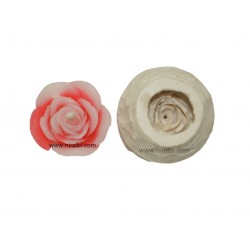 Rubber Rose Flower Candle Mould