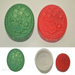 Niral Peacock Designer Rubber Soap Mould - 75 gm