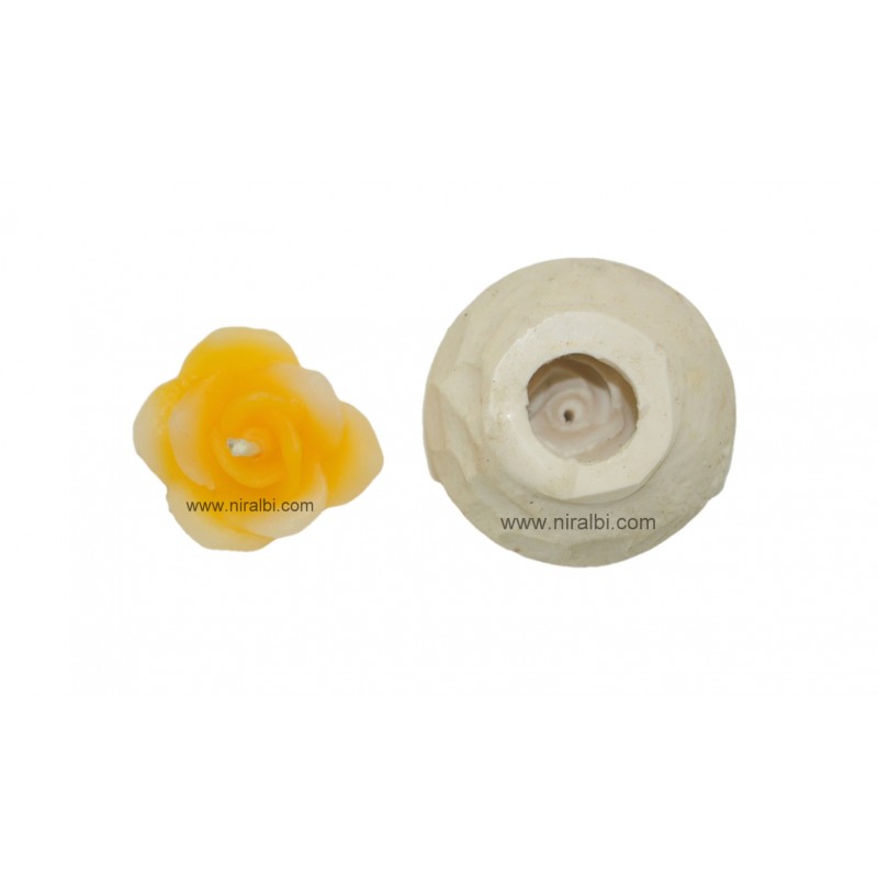 Rose Flower Floating Candle Mould Rose Flower Floating Candle Mould