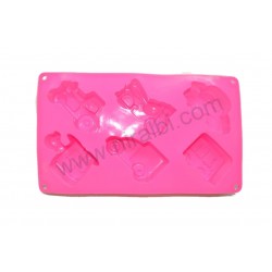 SP32124-Vehical  Soap Silicone Mould  Niral Industries- dimension- 9x 5.5 cm