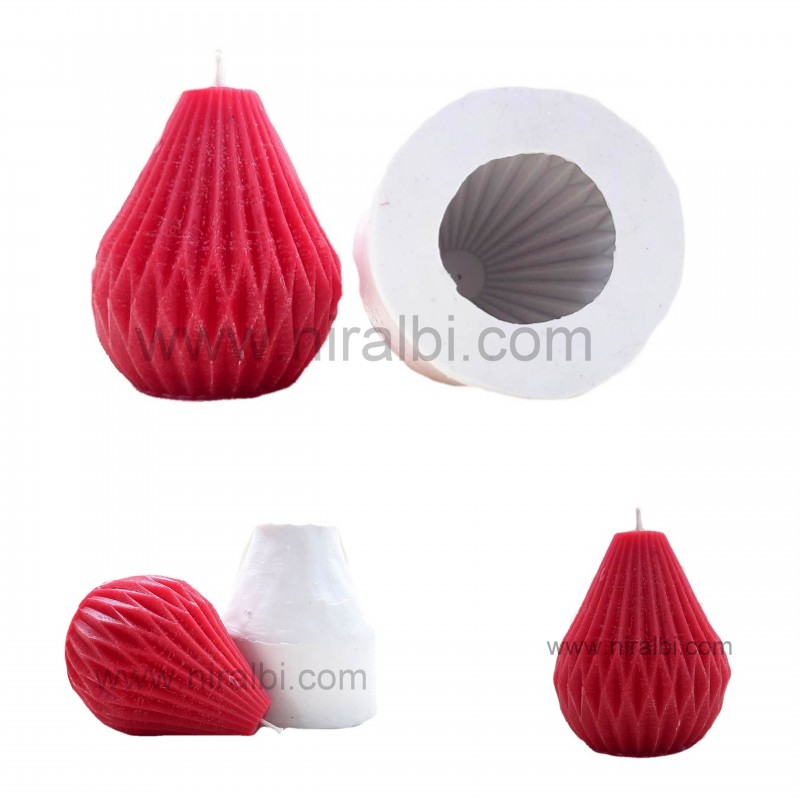 Geometric Rhombus Shape Silicone Candle Mould