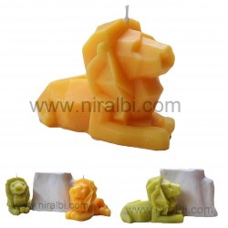 3 D -Lion Design Silicone Candle Mould - SL772